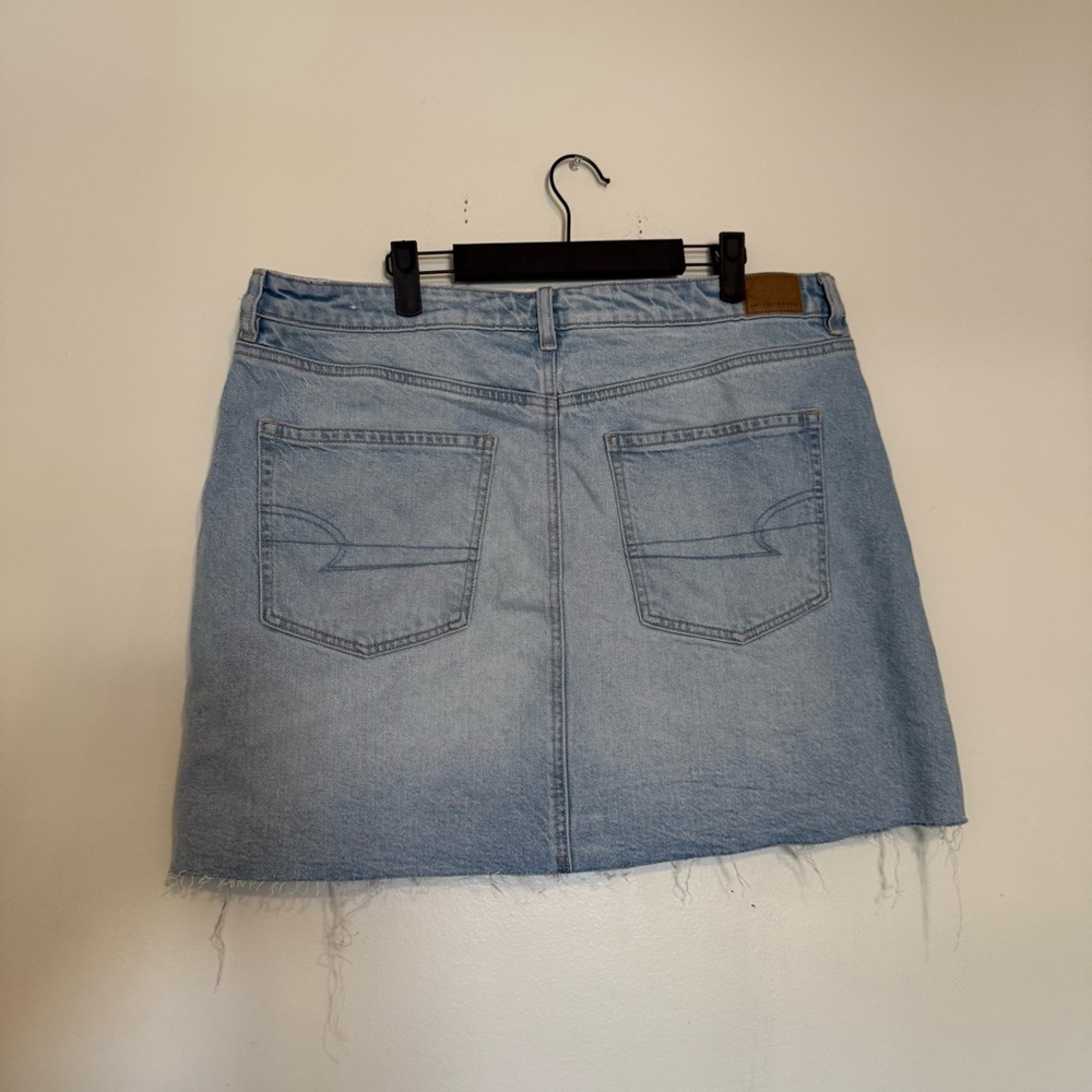 American Eagle Outfitters | Light Blue Denim Mini Skirt - Picture 4 of 8
